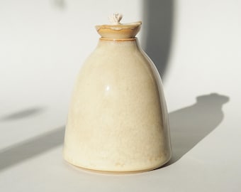 Handmade Stoneware Ceramics Oil Lamp