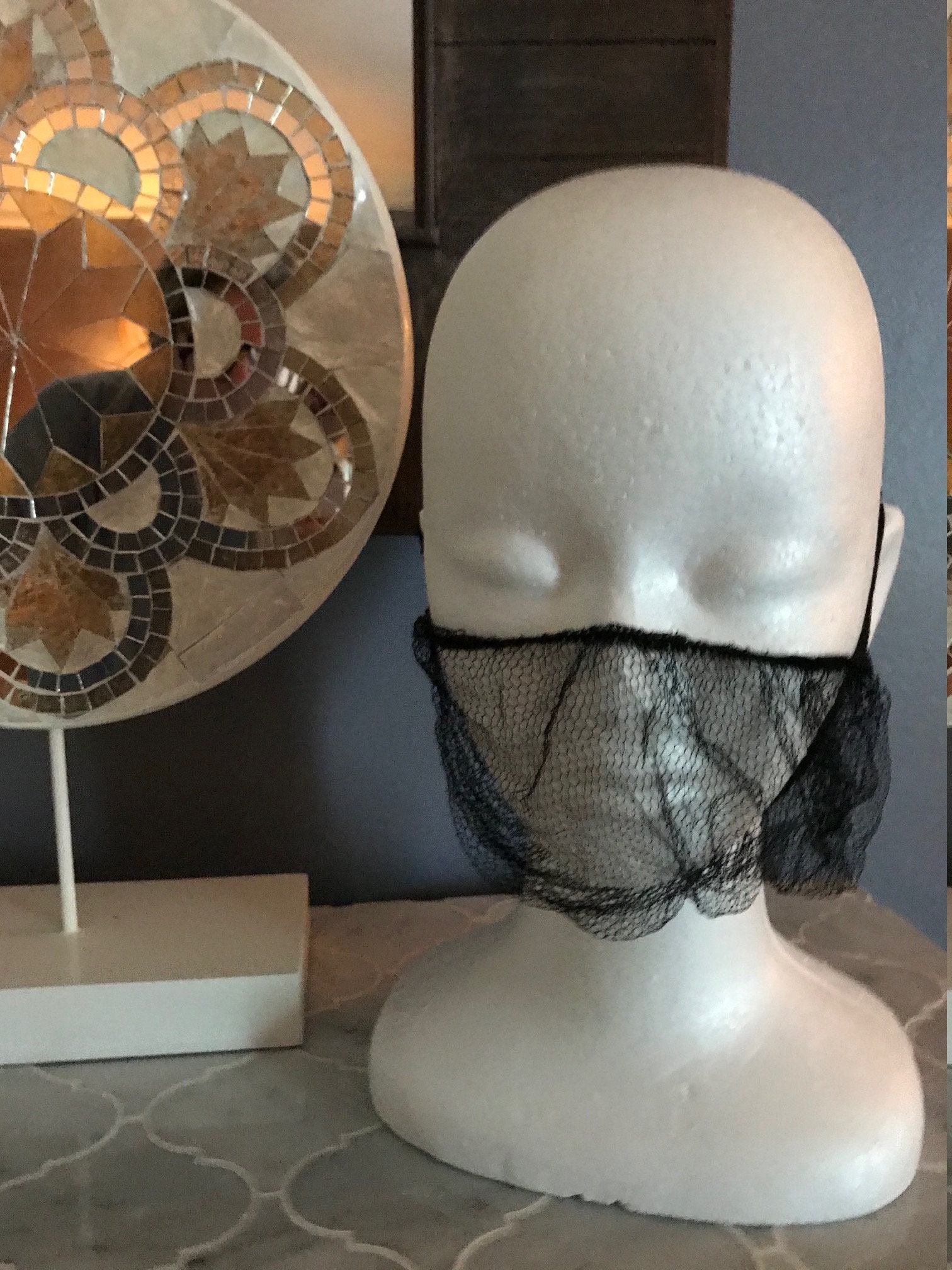 10Pack Face Mask Black Novelty Disposable Mesh Net Etsy