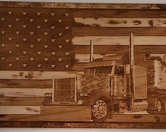 Glowforge Digital Laser Ready Design File - Farm Tractor - Wood Engrave ...