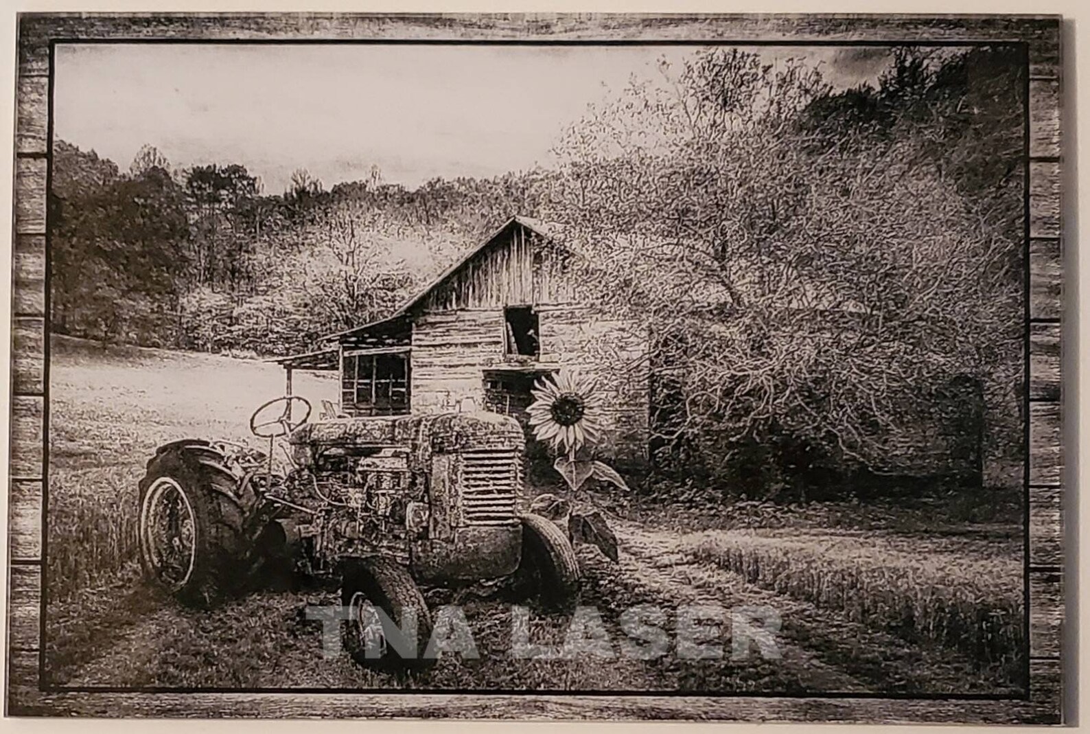 Glowforge Digital Laser Ready Design File - Farm Scene - Painted ...