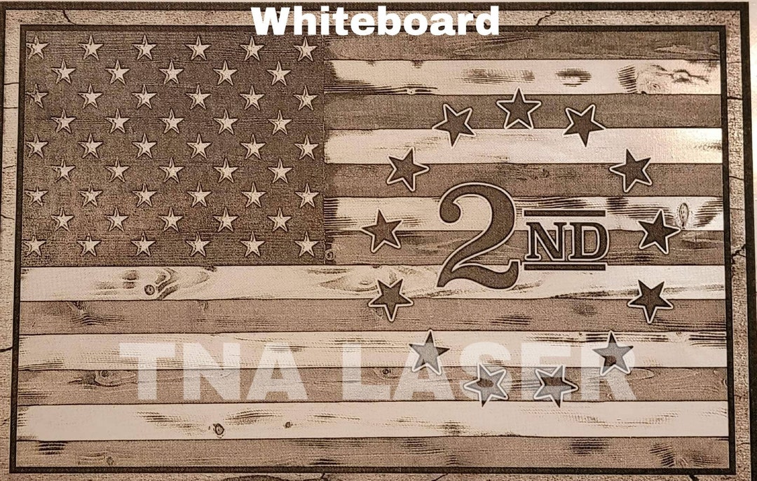 Glowforge Digital Laser Ready Design File 2nd Amendment American Flag ...