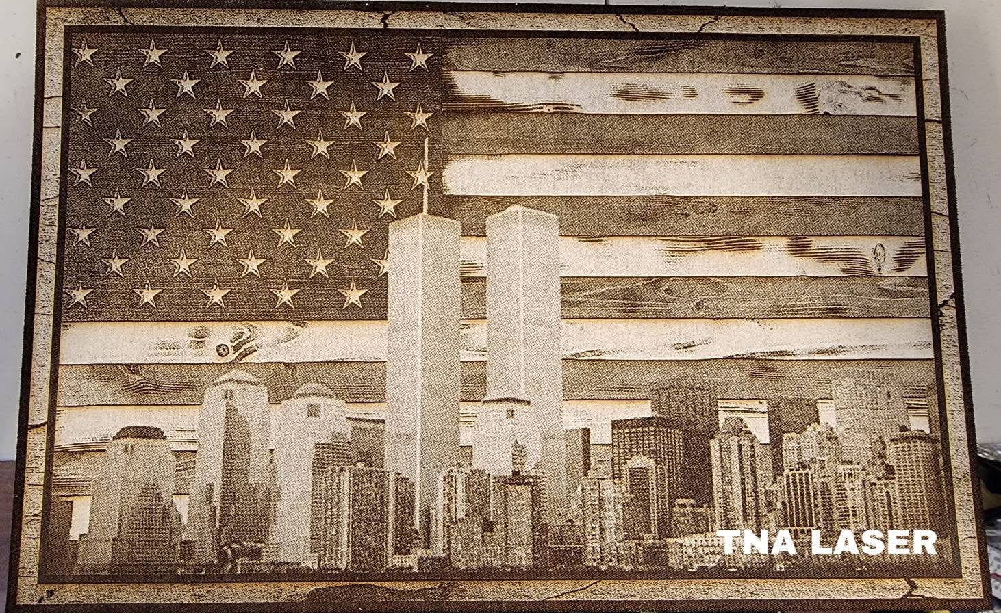 Glowforge Digital Laser Ready Design File - World Trade Center American ...