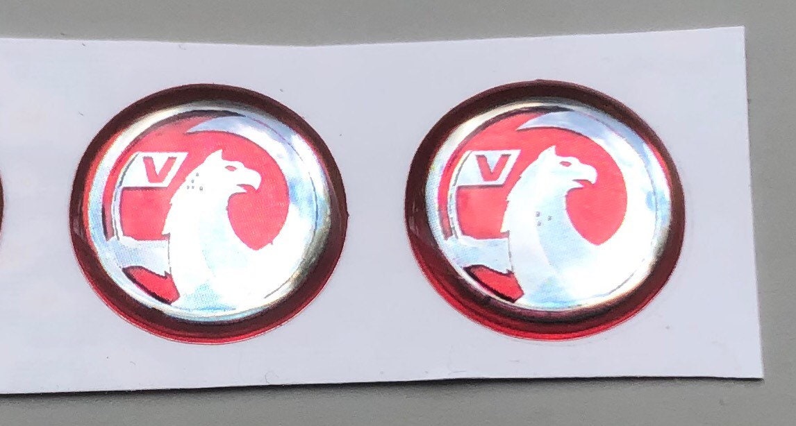 2pcs Vauxhall Sticker Badge Emblem Logo 14mm Car Key Emblem Etsy