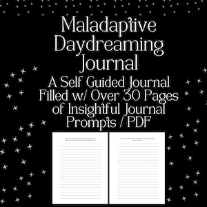 Diário de devaneios desadaptativos: sugestões de escrita para reflexão e aceitação (PDF Imprimir Baixar Livro de Exercícios)