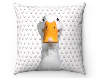 Duck'd Spun Polyester Square Pillow