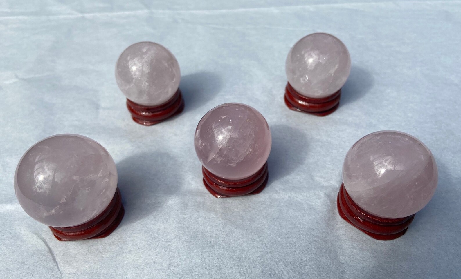 mini crystal spheres