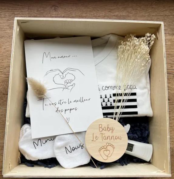 Magnet personnalisé Annonce grossesse - Cadeau papi mamie - Demande ...