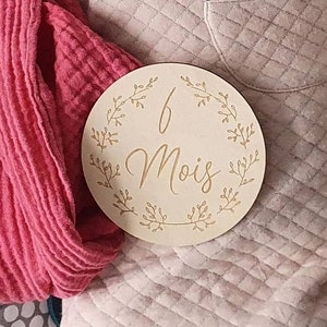 Cartes étapes en bois personnalisées Modèle 1 Clarissa