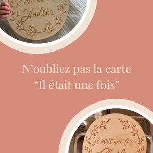 Tarjetas de madera con hitos para bebés, regalo de nacimiento, personalizadas, de doble cara, 12 meses imagen 9