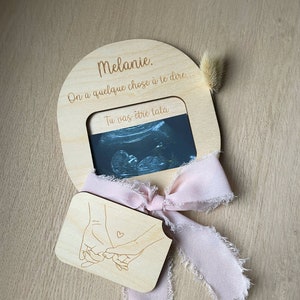 Pregnancy announcement - Request for godmother or godfather - Birth gift