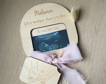 Annonce grossesse - Demande Marraine Parrain - Cadeau de naissance