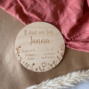 Carte il était une fois bébé infos