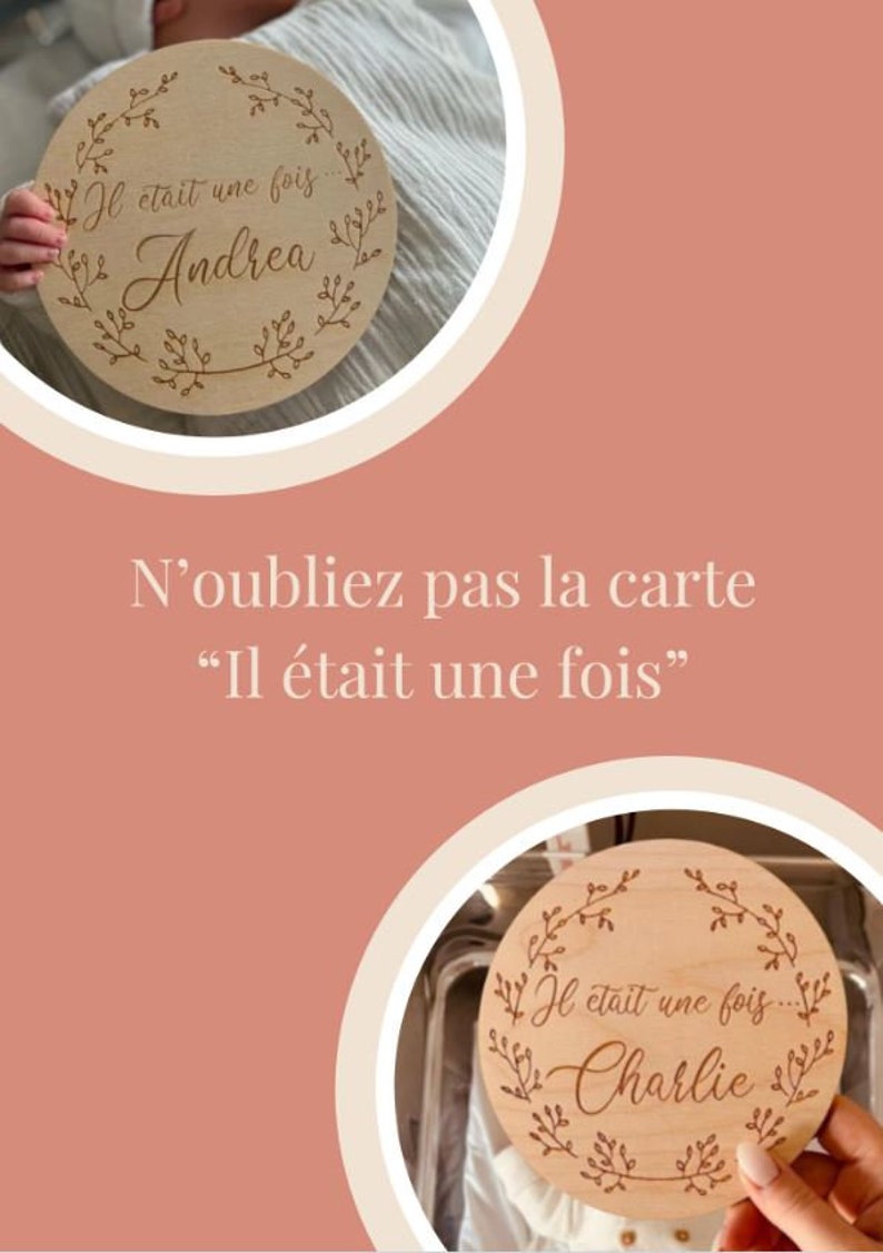Cartes étapes en bois personnalisées image 10