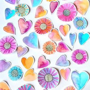 Kunststukken! Collagebeetjes! Kortstondig! Geschilderd papier! DIY-knutselset! Scrapbooken!