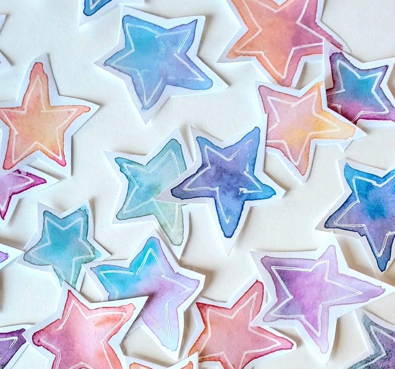 Art Bits! Collage Bits! Ephemera! Painted Papers! DIY Craft Kit ...