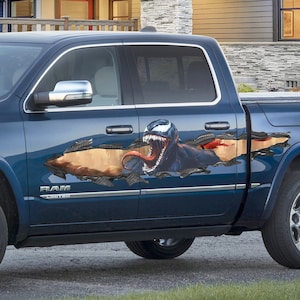 Superhero Side Body Decal. Large Side Body Vehicle Wrap With Superhero. Vehicle Large Sticker. Side Body Decal For Trucks SUV and PickUp