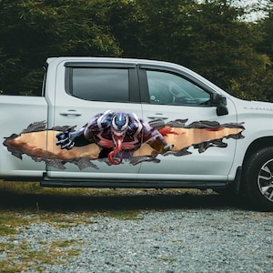 Superhero Themed Large Side Body Car Wrap. Large Decal For SUV and 4x4. PickUp Truck Large Sticker. Vehicle Large Graphic Vinyl Decor.