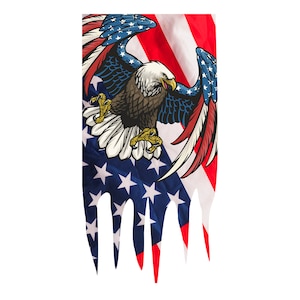 American Themed Vehicle Decal. Bald Eagle Car Graphics. Pickup Side And Tailgate Patriotic Sticker. 4x4 Vehicle Decal. Truck  Vinyl Wrap.
