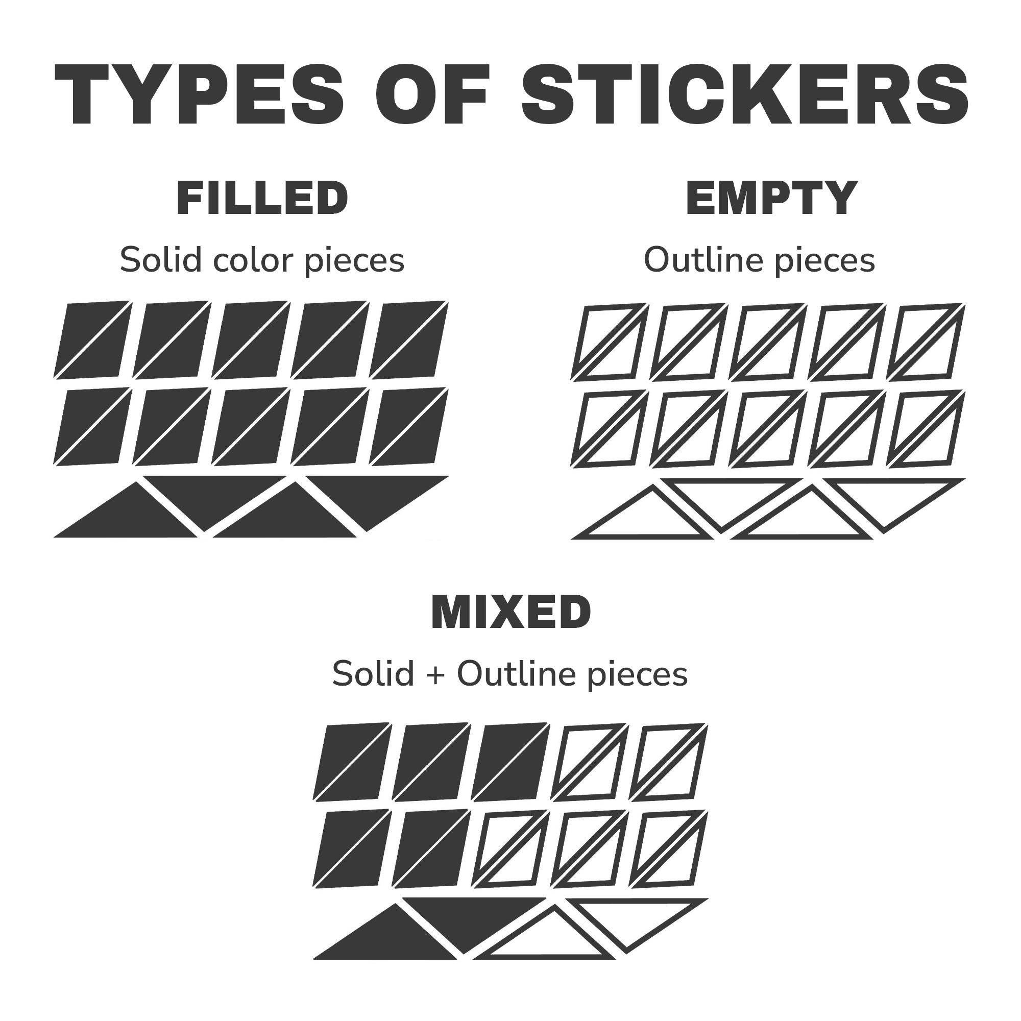 Removable JDM Triangles Car Decal, Suitable Any Car and Truck Bumper ...
