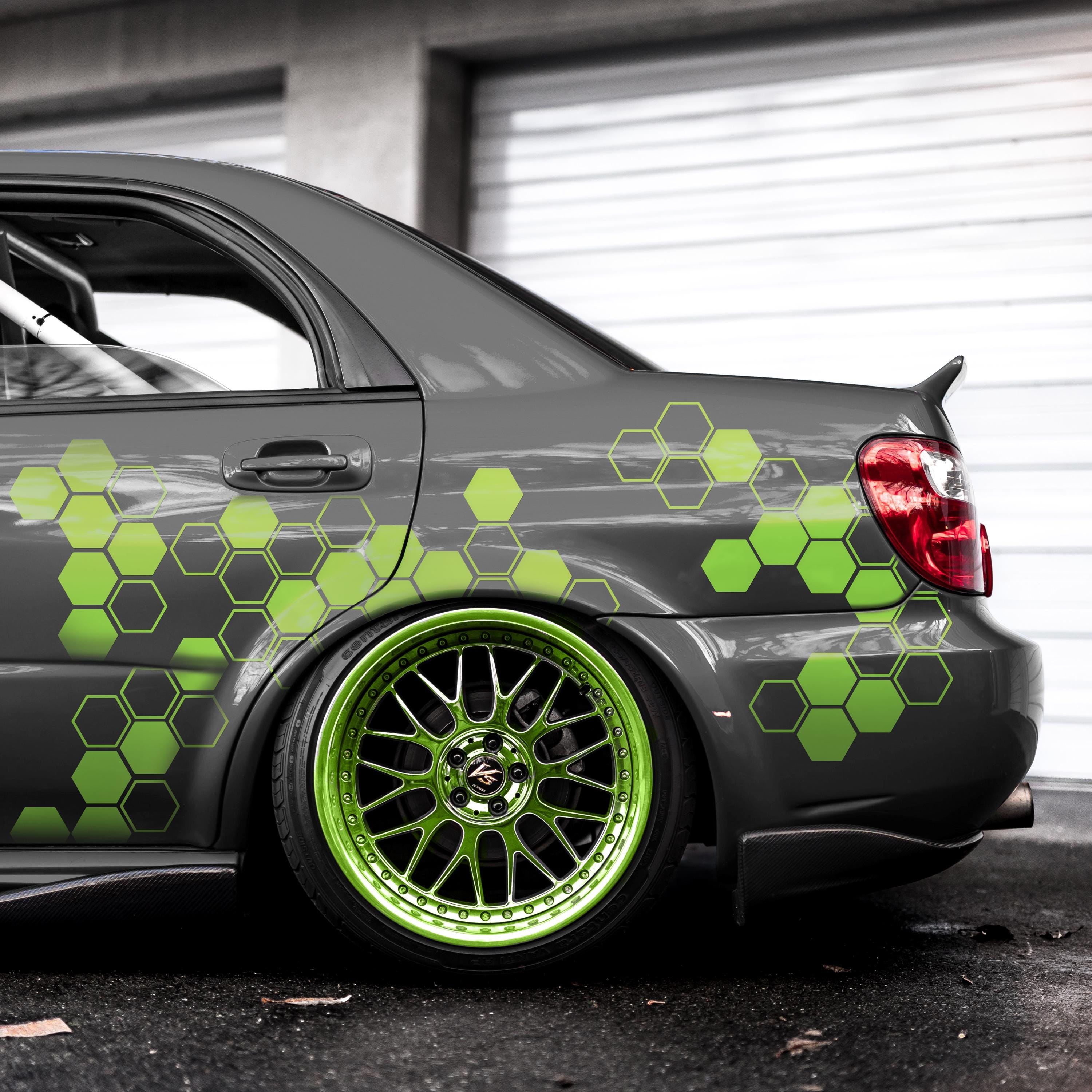 JDM Hexagon Car Decal, Suitable Any Car and Truck Bumper Livery Vinyl ...