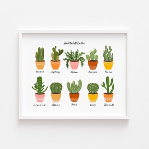 Plant print, gifts for her, gift for plant lady, Plant wall art, wall decor, houseplant poster, Botanical wall art, Christmas gift for