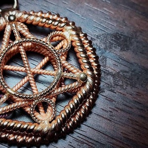 Metatron Cube Tensor Ring Generator Pendant