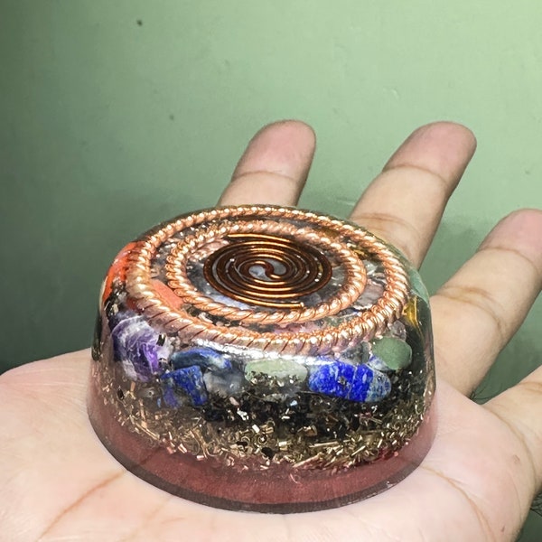 Orgonite Pocket & tensor ring ( 7 cakra balancing )