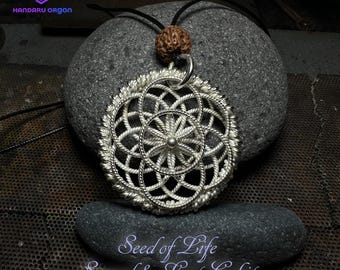 Tensor Ring lotus of Life ( Sacred and lost cubit) silver plating
