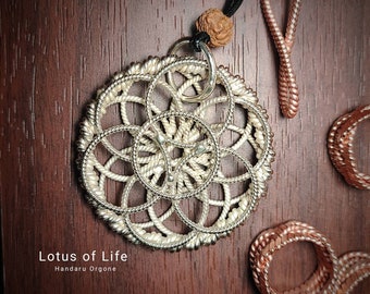 Tensor Ring Torus Lotus of Life silver coating (sacred & lost cubit)