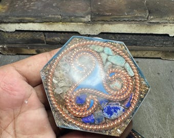 Water charging plate (orgonite & tensor ring)