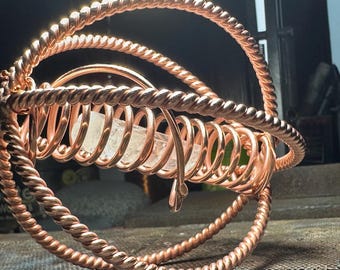 Tensor Ring Harmonizer 144 mhz (sacred cubit 6 rings+ pointer quartz)