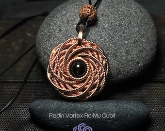 Tinger Ring Generator Rodin Rauchquarz (Ra-mu cubit)