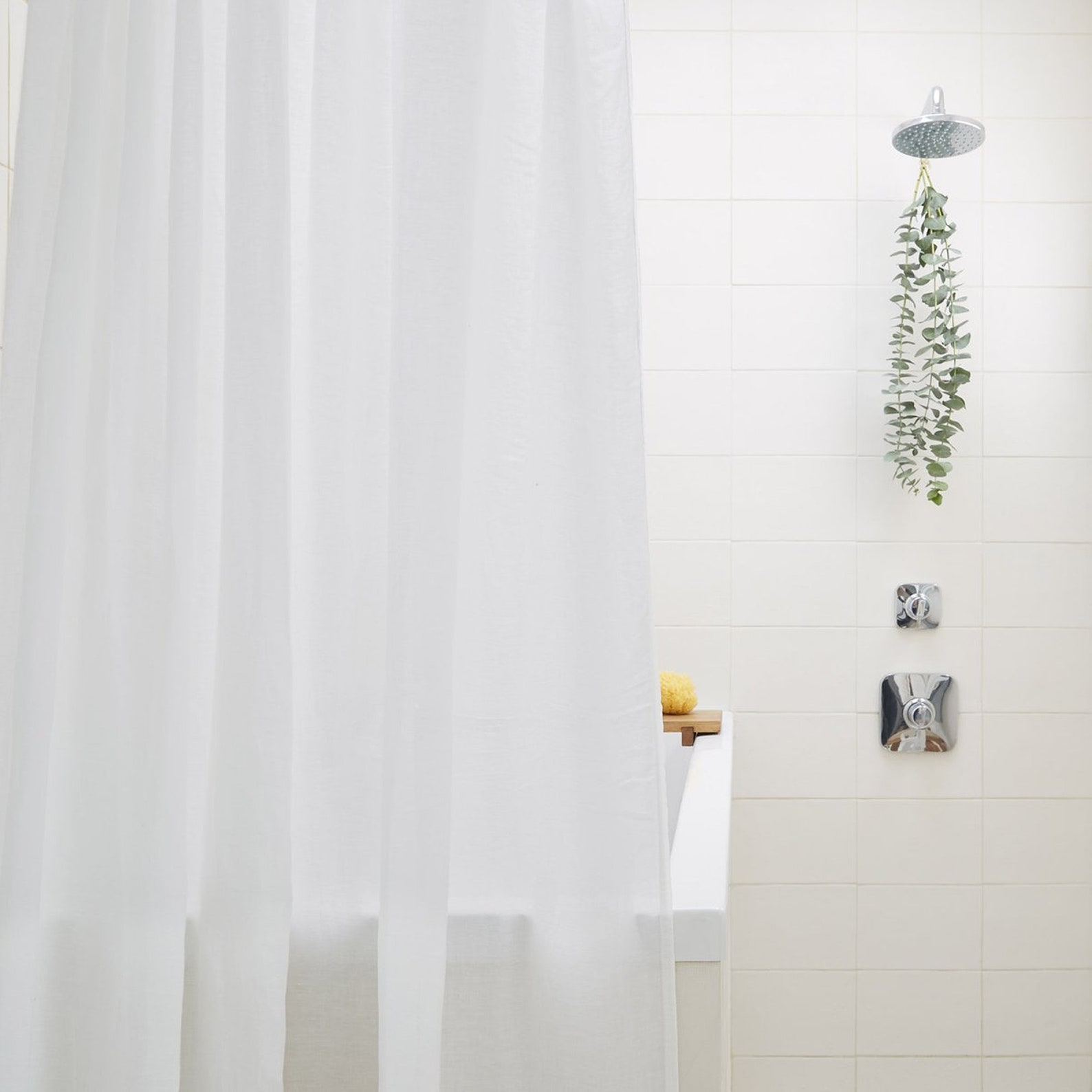 White Linen Shower Curtain Set The Linen you love now in Etsy