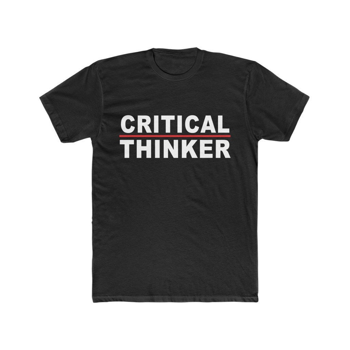 Critical Thinker Free Thinker Men's T-shirt - Etsy UK