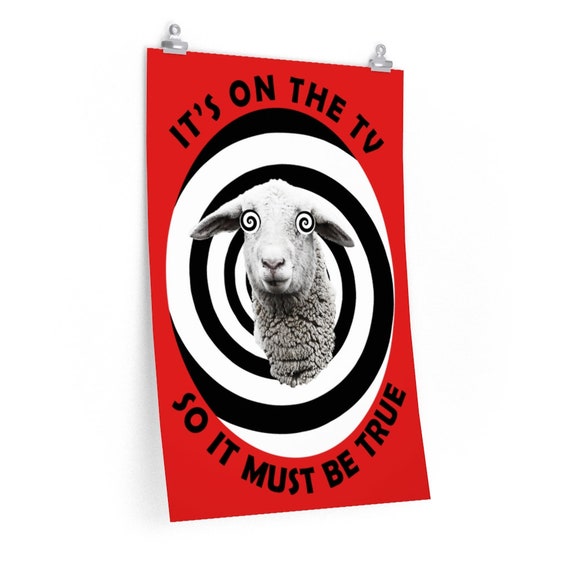 Fake News Sheeple Funny Sheep It's on the TV so It Must - Etsy New Zealand Fake News Sheeple Funny Sheep It's on the TV so It Must - Etsy New Zealand