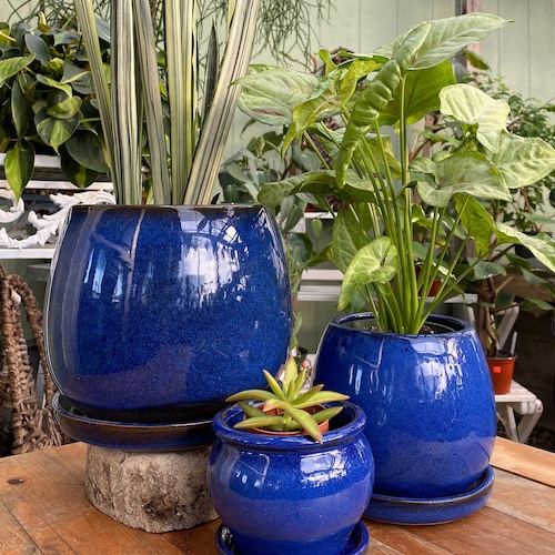 8 inch ceramic flower pot ARTKETTY Succulent Pots main image 1