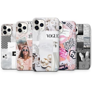 Fashion Phone Case Collage Cover fit for iPhone 15 Pro Max, 14 Plus, 13, 12, 11, XR, XS & Samsung S23, S22, A54, A53, Pixel 8, 7