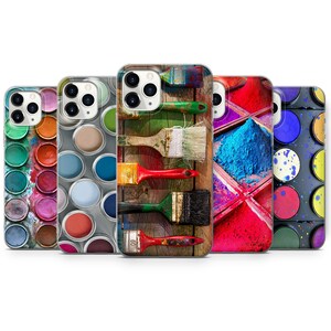 Palette Phone Case Art iPhone Cover fit for iPhone 15 Pro Max, 14 Plus, 13, 12, 11, XR, XS & Samsung S23, S22, A54, A53, Pixel 8, 7