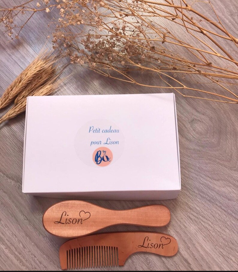 Kit brosse et peigne personnalisé zdjęcie 4