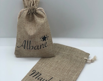 Small personalized pouch