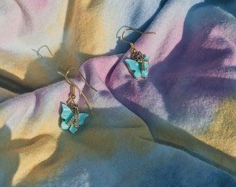 Butterfly Charm Earrings