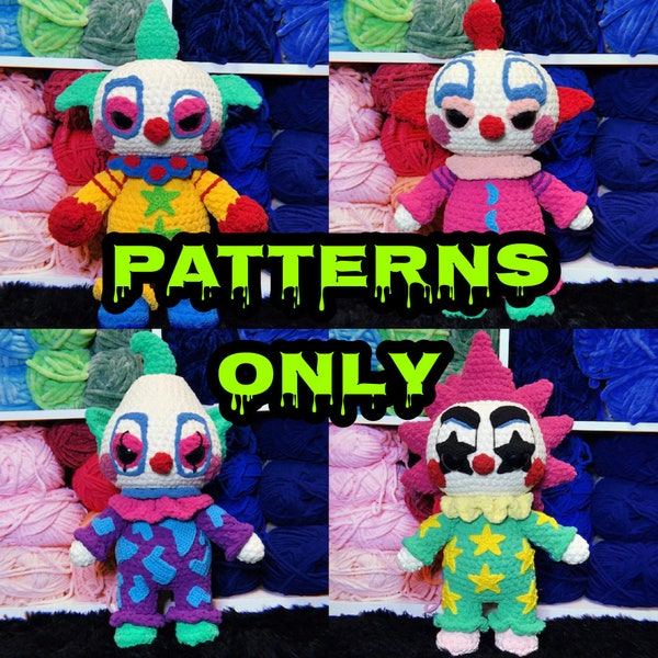 Killer Klowns From Outer Space Crochet Pattern Etsy