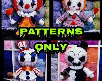 Killer Clowns Bundle 1 | Patterns Only
