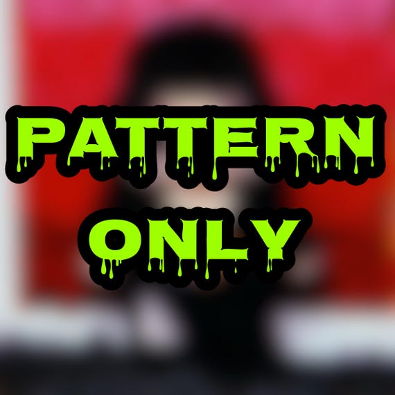 Midnight Horror Hostess | Pattern Only