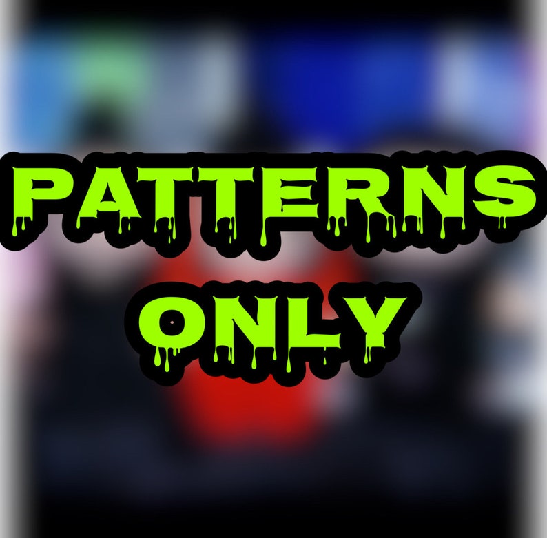 K&ouml;nnte beinhalten: Gr&uuml;ner Text auf schwarzem Hintergrund, der "PATTERNS ONLY" lautet. Der Text hat einen tropfenden Effekt, als w&auml;re er aus Fl&uuml;ssigkeit.