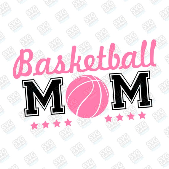 Basketball Mom SVG Basketball Mama Pink Shirt File Digital Etsy