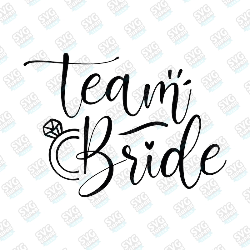 Team Bride Print - Etsy