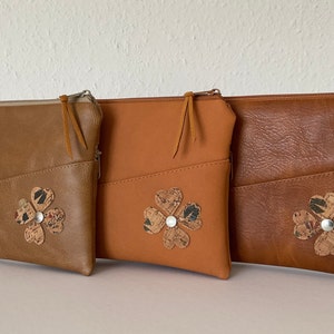 Minitasche mit Extrafach / Kunstleder / vegan /Geldbörse