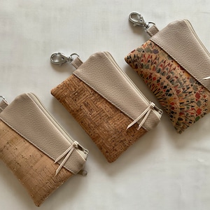 Mini bag / mini wallet / keyring / vegan