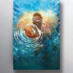 Jesus Water Painting